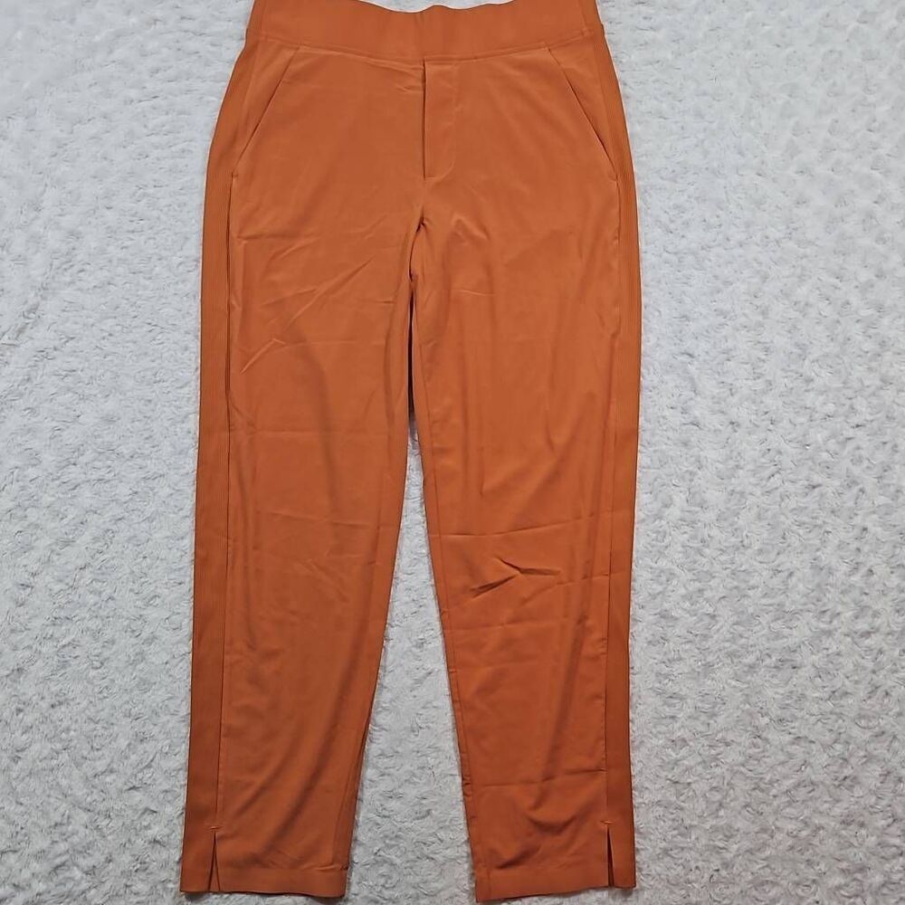 Athleta Womens Size 6 Brooklyn Ankle Pant Baked Clay Orange Athleisure 198671